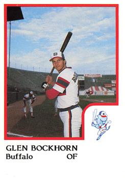 1986 ProCards Buffalo Bisons #NNO Glen Bockhorn Front