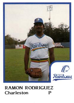 1986 ProCards Charleston Rainbows #22 Ramon Rodriguez Front