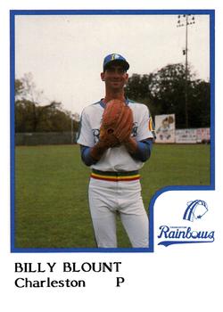 1986 ProCards Charleston Rainbows #3 Billy Blount Front