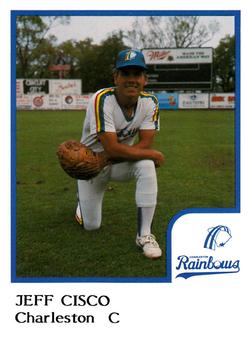 1986 ProCards Charleston Rainbows #6 Jeff Cisco Front