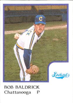 1986 ProCards Chattanooga Lookouts #2 Bob Baldrick Front