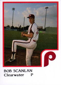 1986 ProCards Clearwater Phillies #22 Bob Scanlan Front