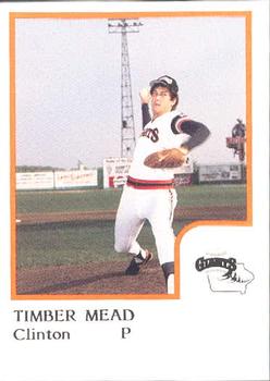 1986 ProCards Clinton Giants #NNO Timber Mead Front