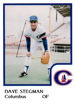 1986 ProCards Columbus Clippers #26 Dave Stegman Front