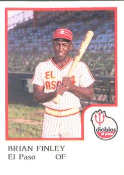 1986 ProCards El Paso Diablos #10 Brian Finley Front