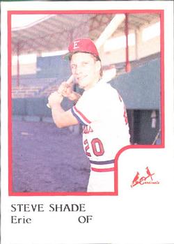 1986 ProCards Erie Cardinals #NNO Steve Shade Front