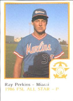1986 ProCards Florida State League All-Stars #38 Ray Perkins Front
