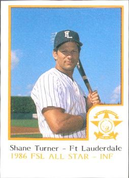 1986 ProCards Florida State League All-Stars #47 Shane Turner Front
