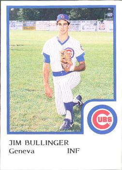 1986 ProCards Geneva Cubs #1 Jim Bullinger Front