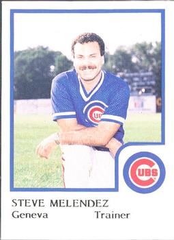 1986 ProCards Geneva Cubs #19 Steve Melendez Front