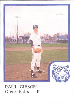 1986 ProCards Glens Falls Tigers #6 Paul Gibson Front