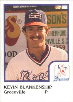 1986 ProCards Greenville Braves #4 Kevin Blankenship Front