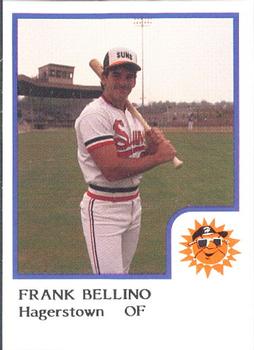 1986 ProCards Hagerstown Suns #2 Frank Bellino Front