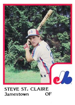 1986 ProCards Jamestown Expos #24 Steve St. Claire Front