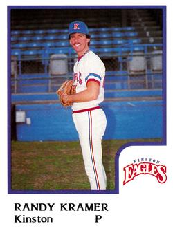 1986 ProCards Kinston Eagles #13 Randy Kramer Front