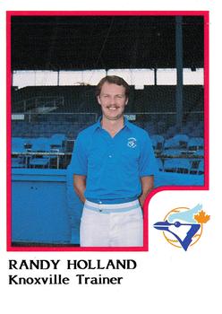 1986 ProCards Knoxville Blue Jays #NNO Randy Holland Front
