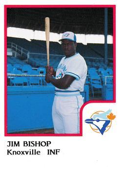 1986 ProCards Knoxville Blue Jays #NNO Jim Bishop Front