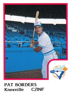 1986 ProCards Knoxville Blue Jays #NNO Pat Borders Front