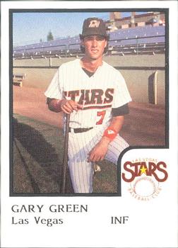 1986 ProCards Las Vegas Stars #6 Gary Green Front
