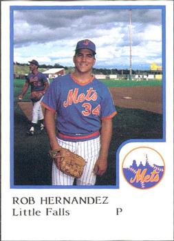 1986 ProCards Little Falls Mets #NNO Rob Hernandez Front