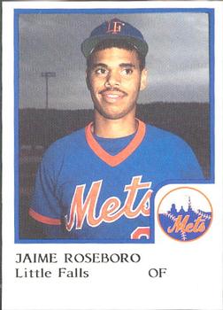 1986 ProCards Little Falls Mets #NNO Jaime Roseboro Front