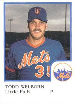 1986 ProCards Little Falls Mets #NNO Todd Welborn Front