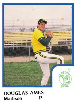 1986 ProCards Madison Muskies #1 Douglas Ames Front