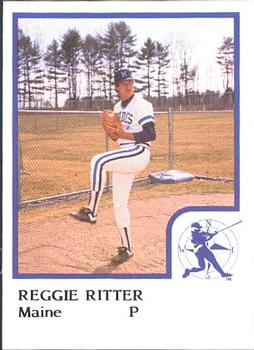 1986 ProCards Maine Guides #NNO Reggie Ritter Front