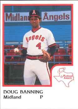 1986 ProCards Midland Angels #NNO Doug Banning Front