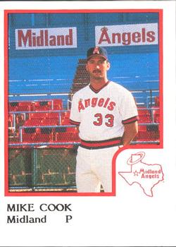 1986 ProCards Midland Angels #NNO Mike Cook Front