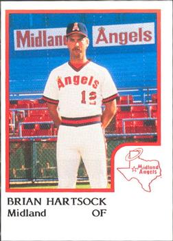 1986 ProCards Midland Angels #NNO Brian Hartsock Front