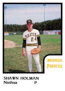 1986 ProCards Nashua Pirates #13 Shawn Holman Front