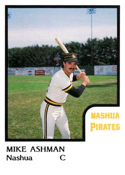 1986 ProCards Nashua Pirates #1 Mike Ashman Front