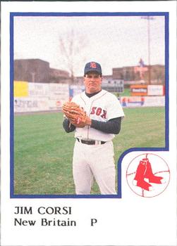1986 ProCards New Britain Red Sox #NNO Jim Corsi Front