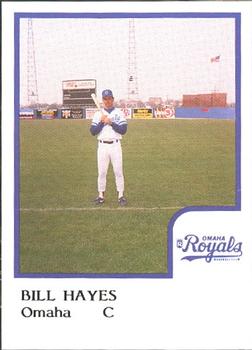 1986 ProCards Omaha Royals #NNO Bill Hayes Front