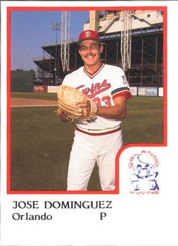 1986 ProCards Orlando Twins #5 Jose Dominguez Front
