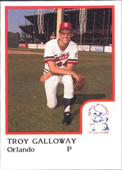 1986 ProCards Orlando Twins #6 Troy Galloway Front