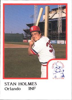 1986 ProCards Orlando Twins #8 Stan Holmes Front