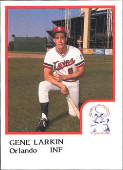1986 ProCards Orlando Twins #10 Gene Larkin Front