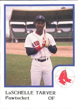 1986 ProCards Pawtucket Red Sox #NNO Laschelle Tarver Front