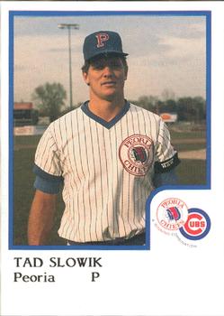 1986 ProCards Peoria Chiefs #NNO Tad Slowik Front