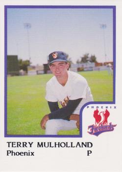 1986 ProCards Phoenix Firebirds #NNO Terry Mulholland Front