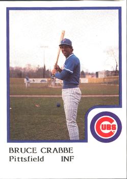 1986 ProCards Pittsfield Cubs #4 Bruce Crabbe Front