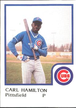 1986 ProCards Pittsfield Cubs #9 Carl Hamilton Front