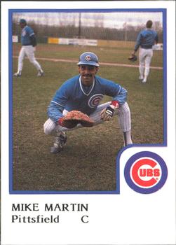 1986 ProCards Pittsfield Cubs #15 Mike Martin Front