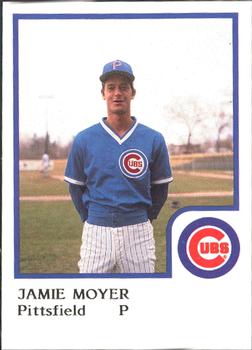 1986 ProCards Pittsfield Cubs #17 Jamie Moyer Front