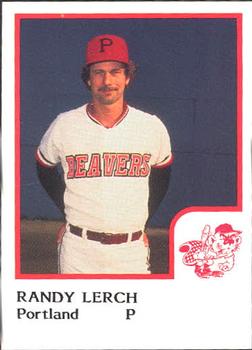 1986 ProCards Portland Beavers #NNO Randy Lerch Front