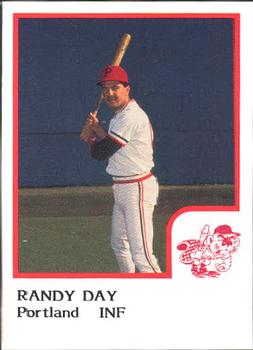 1986 ProCards Portland Beavers #NNO Randy Day Front