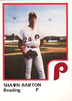 1986 ProCards Reading Phillies #2 Shawn Barton Front