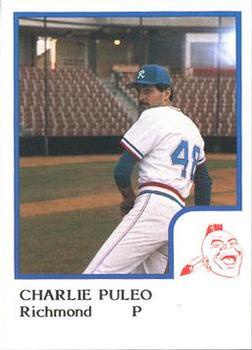 1986 ProCards Richmond Braves #17 Charlie Puleo Front